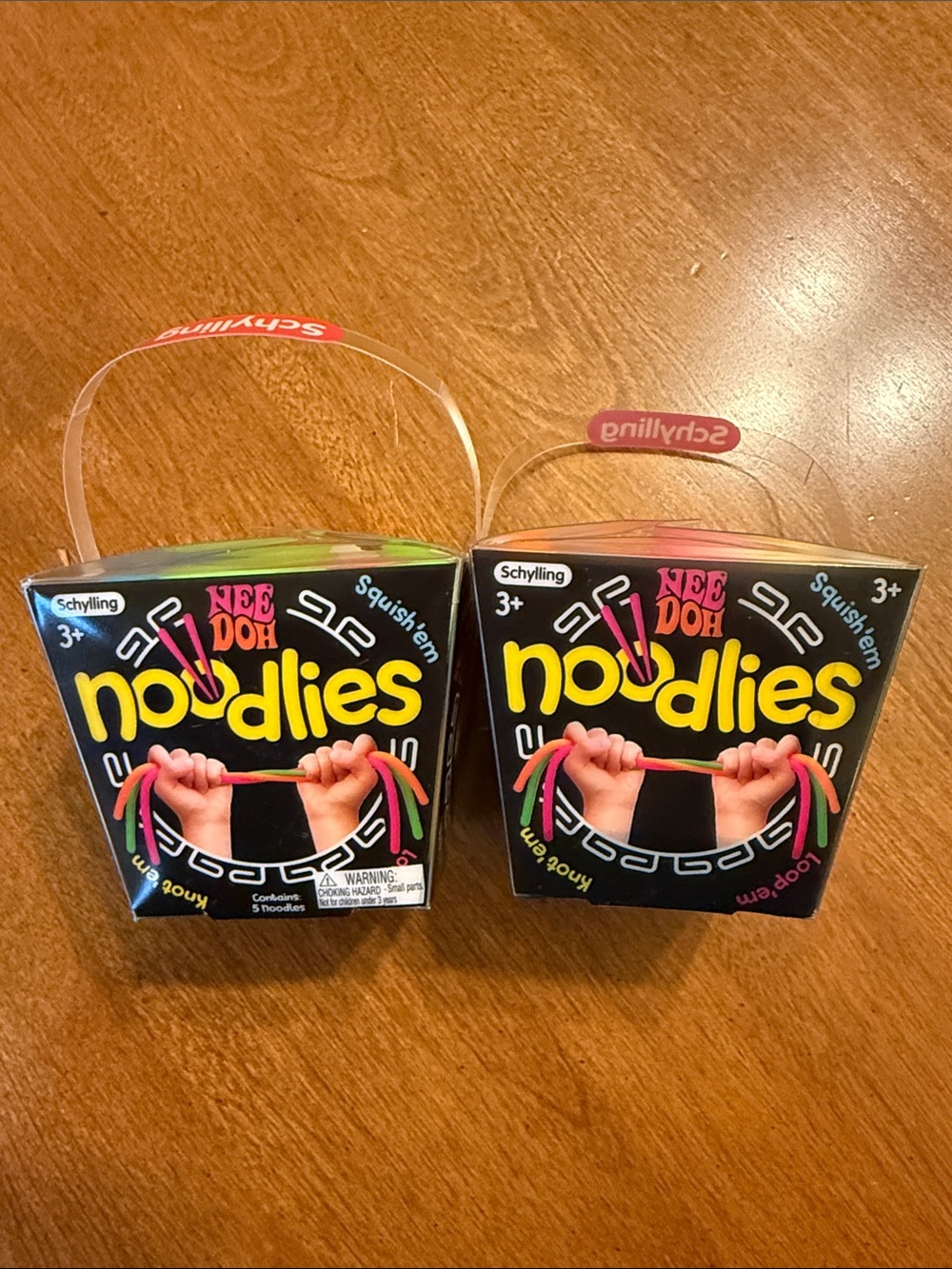 Needoh Noodlies Squish Toy Pack - Bright Multicolor - Picture 3 of 4